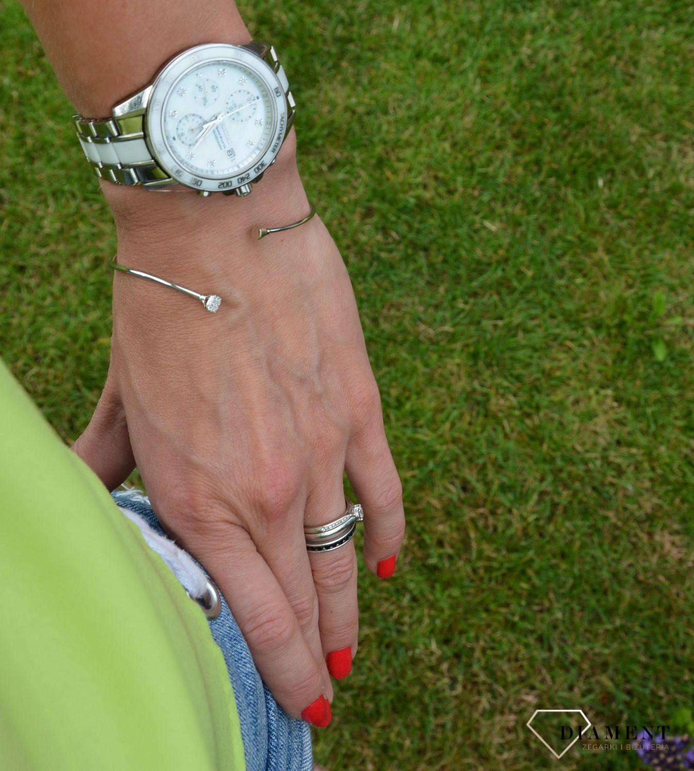 Bransoletka srebrna kwadracik z cyrkonią  ✓Sztywne bransoletki ✓ Srebrne bransoletki w sklepie zegarki-diament.pl✓ Autoryzowany sklep✓ Kurier Gratis 24h✓ Gwarancja najniższej ceny.jpg